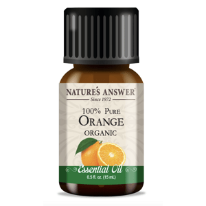 Nature's Answer Orange Essential Oil, Pomeranč, esenciální olej, BIO, 15 ml