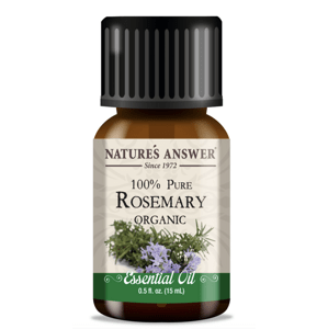 Nature's Answer Rosemary Essential Oil, Rozmarýn, esenciální olej, BIO, 15 ml