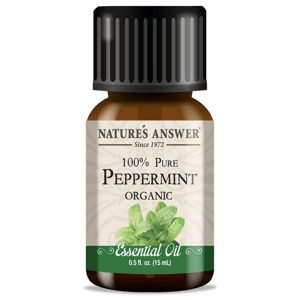 Nature's Answer Peppermint Essential Oil, Máta peprná, esenciální olej, BIO, 15 ml