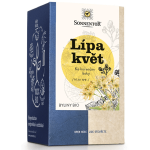 Sonnentor - Lípa květ, porcovaný čaj, BIO, 18 ks *SK-BIO-002 certifikát