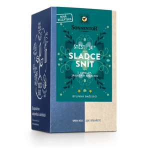 Sonnentor - Štěstí je® sladce snít, porcovaný čaj, BIO, 18 ks *SK-BIO-002 certifikát