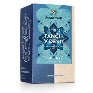 Sonnentor - Štěstí je® tančit v dešti, porcovaný čaj, BIO, 18 ks *SK-BIO-002 certifikát