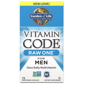 Garden of Life Vitamin Code Men Raw one For Men, Multivitamin pro muže, 75 rostlinných kapslí