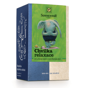 Sonnentor - Chvilka relaxace, porcovaný čaj, BIO, 18 ks *SK-BIO-002 certifikát