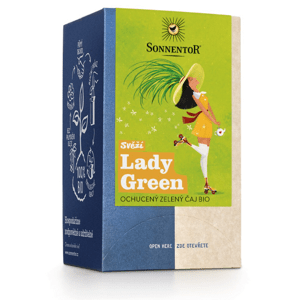 Sonnentor - Svěží Lady Green, porcovaný čaj, BIO, 18 ks *SK-BIO-002 certifikát