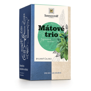 Sonnentor - Mátové trio, porcovaný čaj, BIO, 18 ks *SK-BIO-002 certifikát