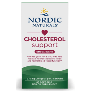 Nordic Naturals Cholesterol Support Omega Blend, řešení cholesterolu, 60 softgel kapslí