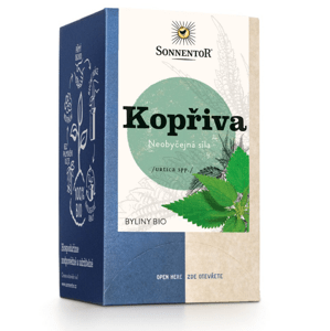 Sonnentor - Kopřiva, porcovaný čaj, BIO, 18 ks *SK-BIO-002 certifikát