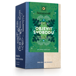 Sonnentor - Štěstí je® objevit svobodu, porcovaný čaj, BIO, 18 ks *SK-BIO-002 certifikát