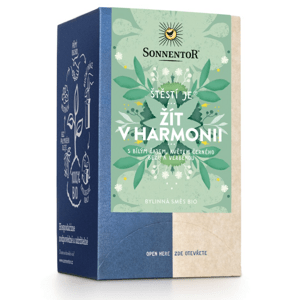 Sonnentor - Štěstí je® žít v harmonii, porcovaný čaj, BIO, 18 ks *SK-BIO-002 certifikát