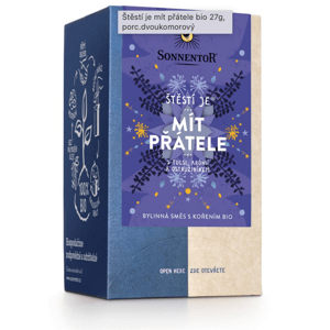 Sonnentor - Štěstí je® mít přátele, porcovaný čaj, BIO, 18 ks *SK-BIO-002 certifikát