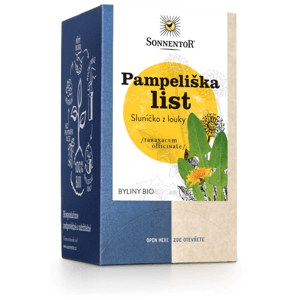 Sonnentor - Pampeliška list, porcovaný čaj, BIO, 18 ks *SK-BIO-002 certifikát