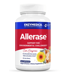Enzymedica Allerase, imunita a dýchací cesty, 60 kapslí Výživový doplnok