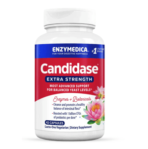 Enzymedica Candidase Extra Strenght, podpora močových cest, 42 kapslí Výživový doplnok