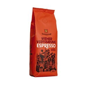 Sonnentor Vídeňské pokušení® Espresso, pražená káva zrnková, BIO, 500 g *SK-BIO-002 certifikát