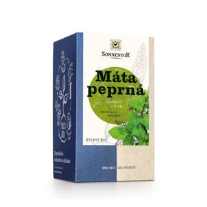 Sonnentor - Máta peprná, porcovaný čaj, BIO, 18 ks *SK-BIO-002 certifikát