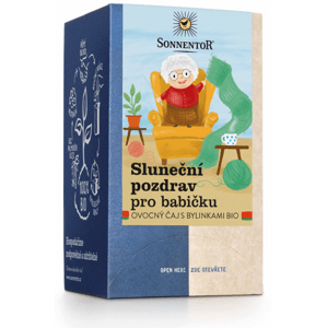 Sonnentor - Sluneční pozdrav pro babičku, porcovaný čaj, BIO, 18 ks *SK-BIO-002 certifikát
