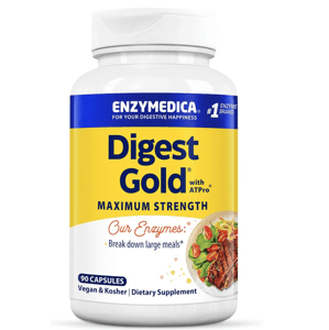 Enzymedica Digest Gold Maximum Strenght, Trávící enzymy, 90 kapslí Výživový doplnok