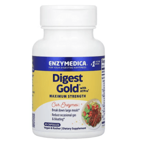 Enzymedica Digest Gold Maximum Strenght, Trávící enzymy, 45 kapslí Výživový doplnok