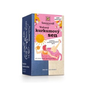 Sonnentor - Voňavý kurkumový sen, porcovaný čaj, BIO, 18 ks *SK-BIO-002 certifikát