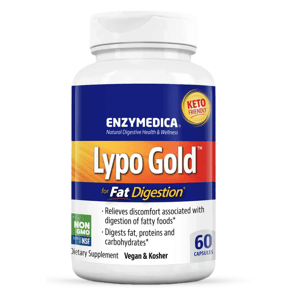 Enzymedica Lypo Gold for Fat Digestion, Trávící enzymy, 60 kapslí Výživový doplnok