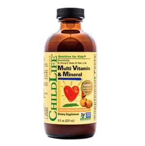 ChildLife Essentials Multi Vitamin & Mineral, multivitamin s minerály, pomeranč a mango, 237 ml
