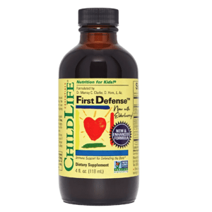 ChildLife Essentials First Defense, podpora imunity, černý bez, 118 ml Dopnok stravy