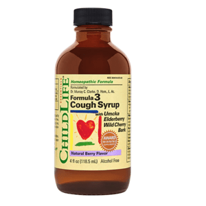 ChildLife Essentials Formula 3 Cough Syrup, podpora dýchacích cest, lesní plody, 118,5 ml Dopnok stravy