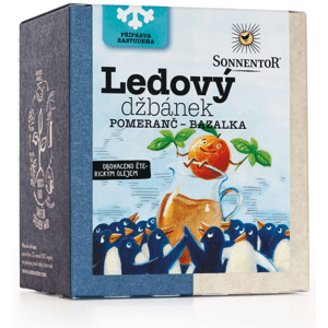 Sonnentor - Ledový džbánek® pomeranč – bazalka, porcovaný čaj, BIO, 16 ks *SK-BIO-002 certifikát