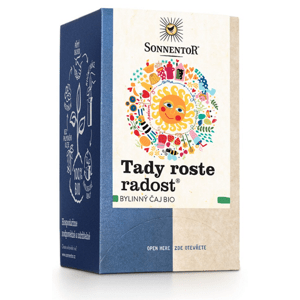 Sonnentor - Tady roste radost®, porcovaný čaj, BIO, 18 ks *SK-BIO-002 certifikát