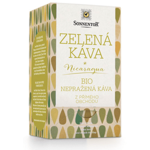 Sonnentor - Zelená káva, porcovaný čaj, BIO, 18 ks *SK-BIO-002 certifikát