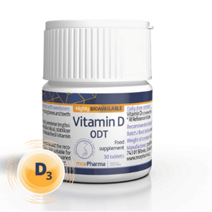 mcePharma mce Pharma Vitamin D3 ODT, 30 tablet Výživový doplnok