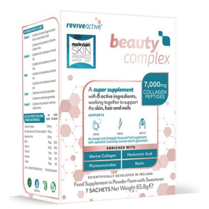 Revive Active Beauty Complex, podpora pro vlasy, kůži a nehty, pomeranč a ananas, 7 sáčků Výživový doplnok