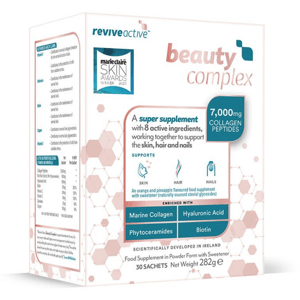 Revive Active Beauty Complex, podpora pro vlasy, kůži a nehty, pomeranč a ananas, 30 sáčků Výživový doplnok