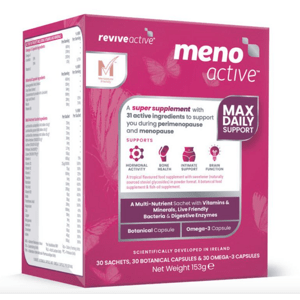 Revive Active Meno Active, podpora při menopauze, tropické ovoce, 30 sáčků Výživový doplnok