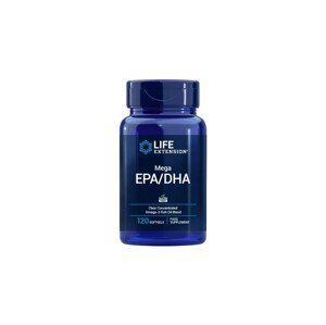 Life Extension Mega EPA/DHA, rybí omega 3, 120 softgel kapslí Výživový doplnok