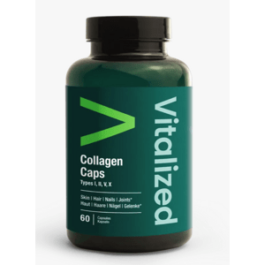 Vitalized Collagen Caps, kolagen, 60 kapslí Výživový doplnok