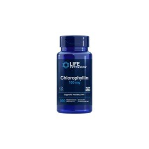 Life Extension Chlorophyllin, podpora zdravé DNA, 100 rostlinných kapslí Výživový doplnok