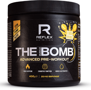 Reflex The Muscle Bomb, výživa svalů, citronový šerbet, 400 g Výživový doplnok