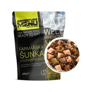 Adventure Menu - Farmářská šunka s čočkovým ragú, 400 g