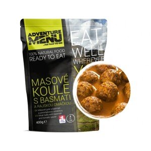 Adventure Menu - Masové koule s basmati a rajskou omáčkou, 400 g