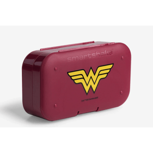 SmartShake Pill Box Organizer, set dvou zásobníků na kapsle, Wonder Woman