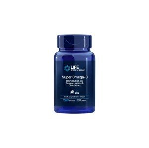Life Extension Super Omega-3 EPA/DHA Fish Oil, rybí Omega-3 EPA/DHA, 240 softgel kapslí Výživový doplnok