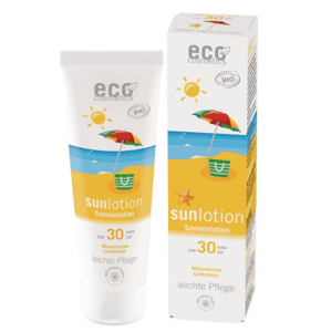 Eco Cosmetics Sun Lotion, opalovací mléko SPF 30, BIO, 125 ml