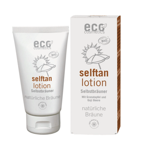 Eco Cosmetics Selftan lotion, samoopalovací mléko, BIO, 75 ml