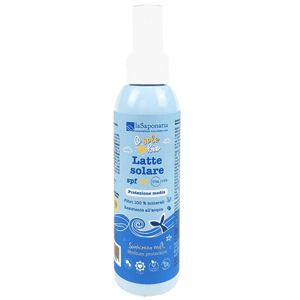 laSaponaria Latte Solare, opalovací mléko SPF 20, BIO, 125 ml