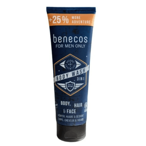 Benecos Sprchový gel pro muže 3v1, BIO, 250 ml