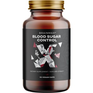BrainMax Blood Sugar Control, 90 rastlinných kapsúl Stabilná hladina krvného cukru a metabolizmus sacharidov, 30 dávok, doplnok stravy