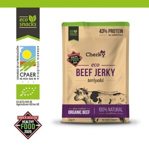 Cherky Beef Jerky Teriyaki, 30 g *ES-ECO-035-RI certifikát