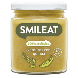 Smileat príkrm quinoa so zeleninou s extra panenským olivovým olejom, 6M+, BIO, 230 g